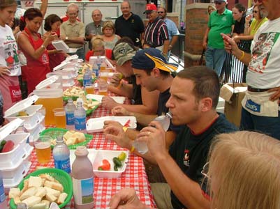 Scene from the West Virginia Italian Heritage Festival